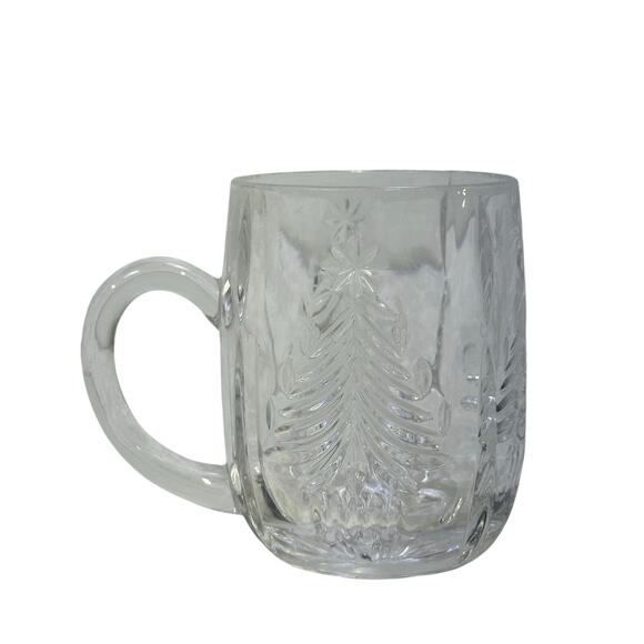 Mikasa Heavy Crystal Prism Christmas Tree Mug - Picture 3 of 6